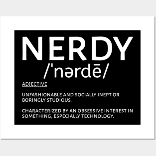 Nerdy Meaning Posters and Art